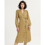 Vestido midi cuello mao1