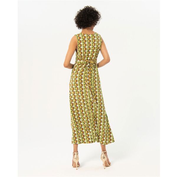 Vestido largo escote V4