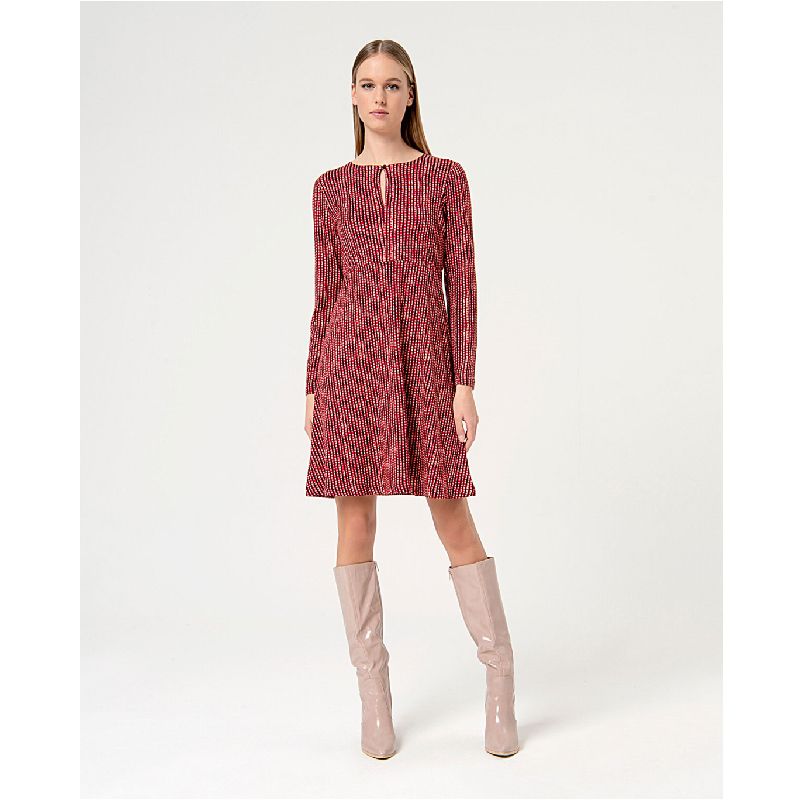 Vestido corto rojo