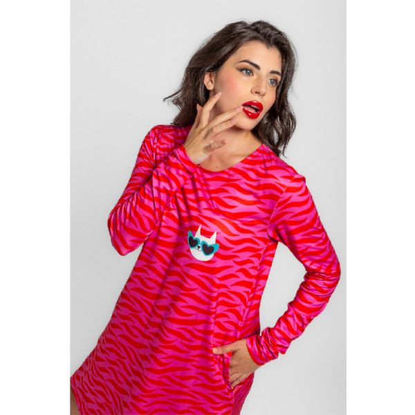 Vestido acampanado La gata con botas3