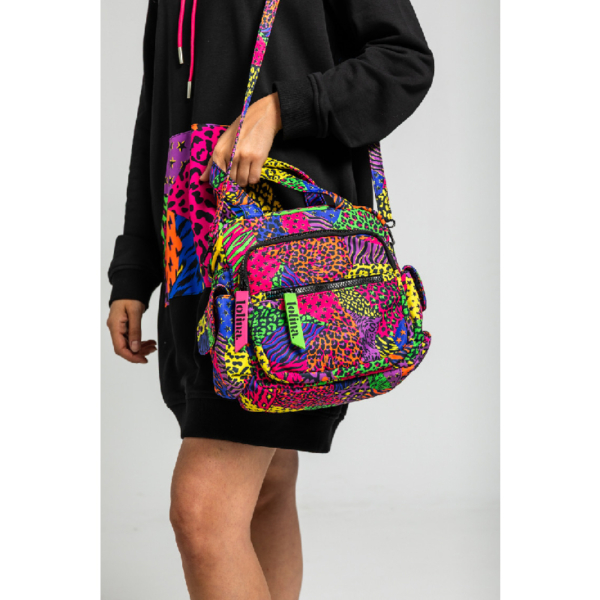 Bolso bandolera cremallera Caótica4