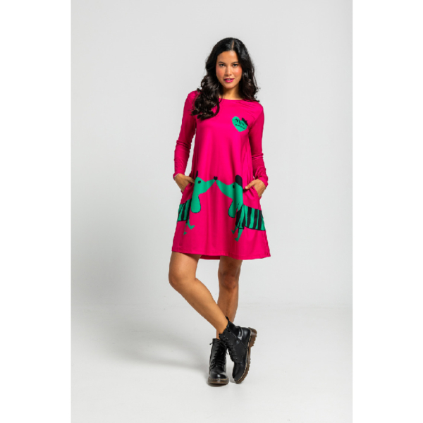 Vestido Mas Rara Que Un Perro Verde1