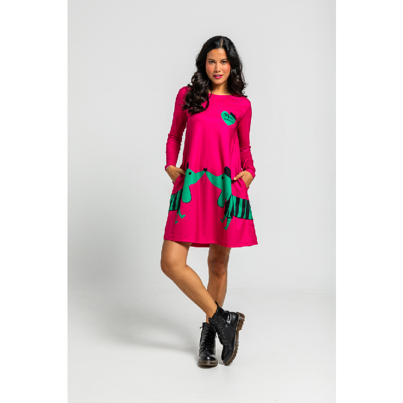 Vestido Mas Rara Que Un Perro Verde1