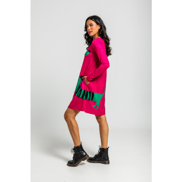 Vestido Mas Rara Que Un Perro Verde7