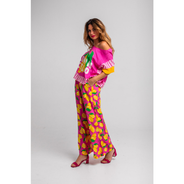 Blusa de corte Cuadrado Limoncello4