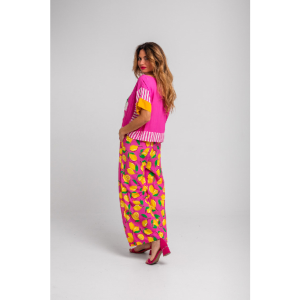 Blusa de corte Cuadrado Limoncello6