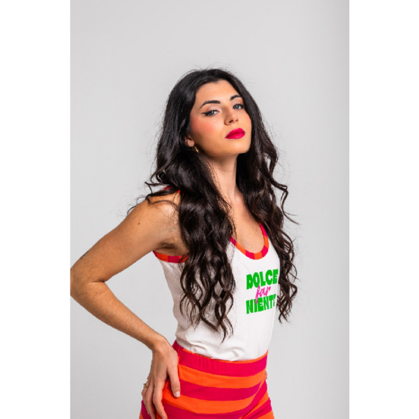 Camiseta Tirantes Blanca Dolce Far Niente3