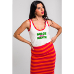 Camiseta Tirantes Blanca Dolce Far Niente4