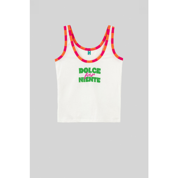 Camiseta Tirantes Blanca Dolce Far Niente5