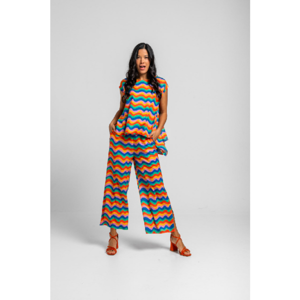Pantalón Fluido Échate Flores