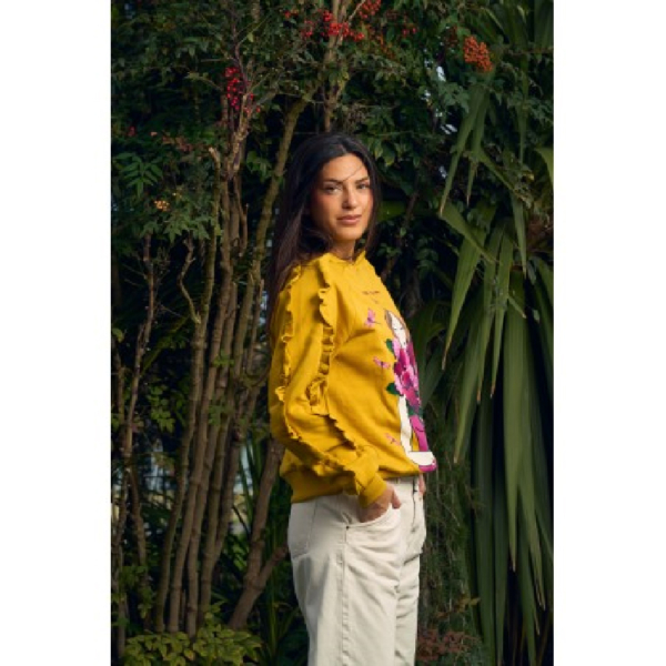 Sudadera Hortensias4