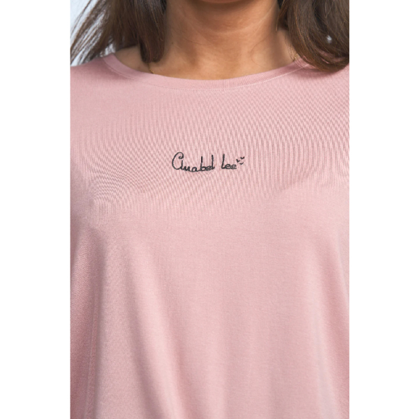 Camiseta basica rosa2