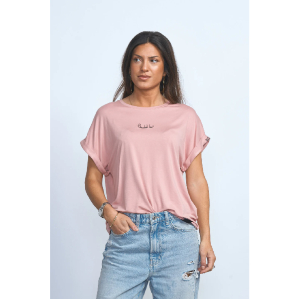 Camiseta basica rosa5