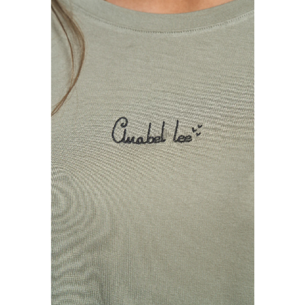 Camiseta basica verde2