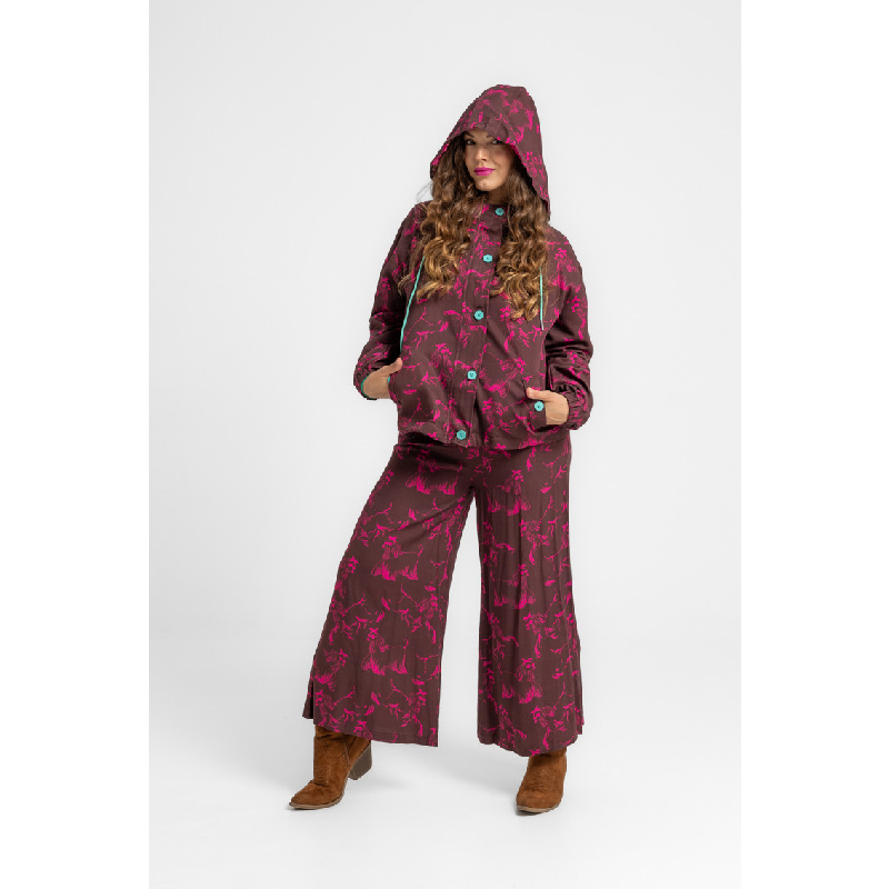 Chaqueta capucha flowing1