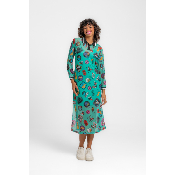 Vestido tipo polo Japo1