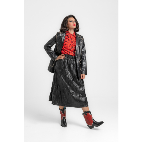 Falda Midi Rock and Roll3
